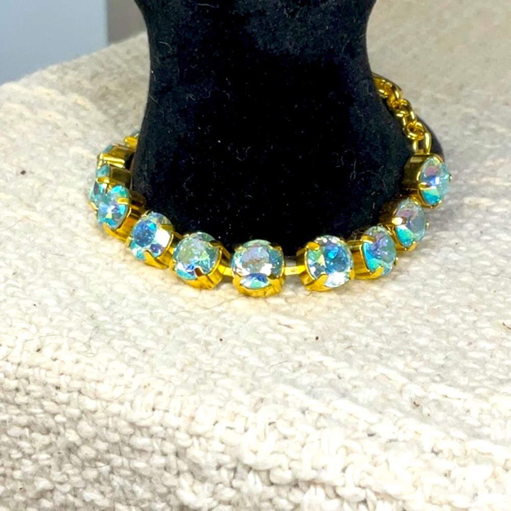 Sorrelli Bracelet with Iridescent Aqua AB Crystals-Bundle and save!